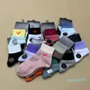 Neue hochwertige Designer-Socken für Herren und Damen, fünf Marken von Luxurys, Sportsocken, Winter-Stricksocken aus Baumwolle