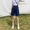 Damskie spodenki Summer Vintage Dżins Mass Fashion Lose szerokie nogi spodnie streetwearne dżinsy damskie