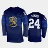 Custom Men Women Youth Carolina''Blue''Jackets''Hockey Jerseys Finland Kaapo Kakko Esa Lindell Aho Patrik Laine Juuse Saros Tuukka Rask Miro Heiskanen Aleksander