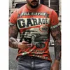 T-shirt personalizzata con stampa a sbuffo 3D T-shirt pesante da uomo con stampa in cotone organico di alta qualità con spalla cadente T-shirt in cotone 100%