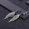 Gems Beauty Natural Amethyst Leaves Eardrop 925 Sterling Silver Peridot Earrings Design Fine Jewelry Anniversary Gifter for Women 240311