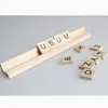 Ahşap Scrabble Fayans Harfleri Stand Kuralları 19 Cm Uzunluk Yok Ahşap Duruyor 20 PCS229Z