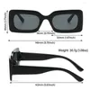 Sunglasses Candy Color Rectangle UV400 Protection Y2K Sun Glasses For Women Men Streetwear