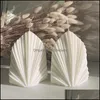 Artesanía Artes Artesanía Regalos Hogar Gardencraft Herramientas Coral Shell Vela Molde Sile Jabón hecho a mano Diy Resina Fabricación 3D Entrega de gota 2021303R