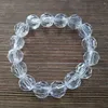 Strand Facetted Crystal Badyd Free Ajuste Ajuste 18 cm Pulseira de cordão elástico para mulheres Presente de casamento de acessórios de jóias transparentes