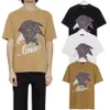 Mens Designer T Shirt Womens Tees Pattern Print Tops Casual Oversize Hip Hop T-Shirts Streetwear TShirts