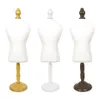 Hundebekleidung Mini-Puppe-Kleid-Form-Haustier-Mannequin-Rack-Display für Katzen-Kleiderbügel-Nähständer-Tuch-Regal202i