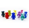 Mini Bear Push Toy 9 Colours keychain Ring الأطفال البالغين الأطفال الجدة الإجهاد التوحد