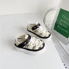 Summer Baby Shoes For Boys Leather Cut-outs Girls Sandals Soft Sole Kids Beach Shoes Fashion Toddler Sandals 15-25 240301
