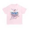 Designer Luxury 5555 Classic Summer Marque de mode Spider Web Star Imprimer Casual T-shirts pour hommes et femmes