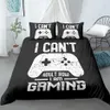 3D Davet Cover Cover Teens Gamer Bedding Set for Kids Boys Girls Bed Gamepad Printed with Pillow Case Hights Us Queen Eu Double 2011292t
