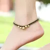 20 Bell Designs Fashion women vintage anklets chains handmade braided ethnic foot chainsfashion brass bells ethnic anklets 240227