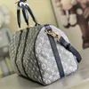 Patlama Sıcak Kadın Keepall Bandoulier E 45 M22923 COLD LAVY-BLUE Kabin Boyutu Zip Kapatma Zip Cep Çıkarılabilir Nam