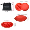 2 pezzi Golf Force Plate Step Pad Gomma assistita Balance Swing Pratica Golf Training Aids Rosso antiscivolo Golf Trainer Supplies240311