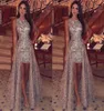 Sparkly Sequins Sheath Short Prom Dresses 2019 Jewel Neck Sleeveless Formal Party Evening Gowns With Detachable Overskirts PD889420334