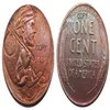 US03 Hobo níquel 1909 Penny enfrentando crânio esqueleto zumbi cópia moeda pingente acessórios Coins253U