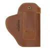 Handgun Holsters Waterproof Concealed Carry with Metal Clip Leather for Women Men Unisex 240301