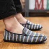 Casual Shoes Loafers Men Slip-On Lightweight Men's Canvas Summer Fashion Versatile One Step Lazy Driving Man