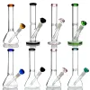 USA warehouse glass bong water pipe hookah new multiple style unique glass dab oil rig pink recycler LL