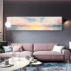 Wall Art Pictures Pink Clouds Seascape Paintings Posters and Prints Pictures For Living Room Landscape Modern Art209j