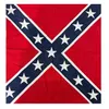 Party Supplies 55 *55 cm Confederate Rebel Flag Bandanas Flags Print Bandana för vuxna USA: s stjärnflaggor Pannband Två sidor tryckta LT820