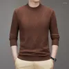 Men's Sweaters Men 89% Sheep Wool And 11% Goat Cashmere Sweater 2024 Autumn Winter Long Sleeve Jumper O-neck Man Pullover