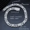 Styles de mode Collier de bijoux personnalisés 925 Silver Wholesale VVS Moisanite Cuban Link Chain