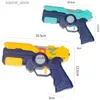 총기 장난감 아이 레이저 태그 장난감 총 아동 레이저 태그 전투 전투 게임 장난감 무기 권총 선물 야외 게임 L240312