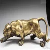 15 Pure Bronze Ferocious Leopard Panther Cheetah Carnivore Statue331r