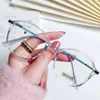 Sonnenbrille Klassische Elegante Transparente Metall Rahmen Gläser Frauen Mode Brillen Für Hochzeit Party Dekorieren Brillen Gefälschte
