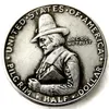 США 1920 Пилигрим полдоллара ремесло памятная посеребренная копия монеты заводские аксессуары для дома295B