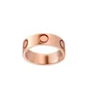 Love Rings Womens Designer Ring Couple Jewelry Band Titanium Steel avec diamants Casual Fashion Classic Gold Sier Rose Taille 4/5 / 6mm Red Box Gift