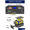 Bateria de armazenamento de energia nova chegada painel solar doméstico li-ion 48v 100ah 200ah 230ah baterias de lítio entrega direta sistema renovável ott2k