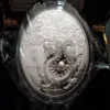 Pièce de monnaie chinoise en argent d'art et d'artisanat de 1kg, 1000g, dragon du zodiaque 99 99%, art190Q