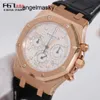 Hot Watch Elegance AP Watch Millennium Series 26022OR Mens Watch Rose Gold Automatic Mechanical Swiss Famous Watch Luxury Sports Watch Diameter 39mm