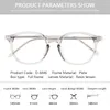 Sunglasses Transparent Anti Blue Light Reading Glasses for Women Ultra-thin CR39 Hard Resin Lens High Quality Stylish Readers