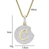 Collane con ciondolo Moda-Biscotto Diamanti per uomo Donna Pendenti in cristallo di lusso Cooky Pendenti in oro 18 carati Rame pallato Zircone Drop Delivery Ebreo Ot5Kd