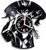 ZK20 Vinyl Clock vinyl record wood art clock 16 colors light Support customization game logo, anime characters, stars, etc.017