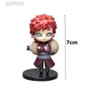 Figury zabawek akcji Figury zabawki 12pcsset anime shippuden hinata sasuke itachi kakashi gaara anime figura q wersja PVC Toys Dolls Prezent 240308