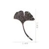 Brooches Metal Leaf Men Suit Shirt Collar Pins Scarf Buckle Badge Corsage Vintage Jewelry Gifts For Women Accessories