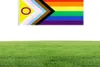 Johnin New Style LGBT-Flagge, direkt ab Werk, 90 x 150 cm, 3 x 5 Fuß, ganze Intersex-Progress-Pride-Flagge 8633321