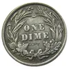US Barber Dime 1894 P S O Craft versilberte Kopiermünzen, Metallstempelherstellungsfabrik 317t