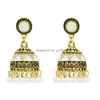 Charme Rétro Bollywood Style Traditionnel Indien Boucles D'oreilles Bijoux Avec De Petites Perles Jhu Jhumka Pour Les Femmes Parti Cadeau Drop Deliver Dhgarden Dhv45