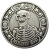 Type 128 Hobo Morgan Dollar skull zombie skeleton hand carved Creative Copy Coins315w