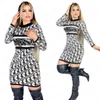 Womens Clothing Women's Dress Wrap One-Piece Knitted Sweater Woman Dresses