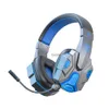Cell Phone Earphones Gaming Headset Gamer Bluetooth 5.1 With Mic RGB HIFI Stereo Bass Wireless gamer headset For PS4 PS5 Laptop TabletH240312