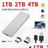 Dischi rigidi esterni 2023 Unità ad alta velocità 500 Gb 1 TB 2 TB 4 TB 8 TB Usb3.1 SSD Disco portatile da 16 TB da 2,5 pollici per laptop Ps4 Drop Delivery Otg1Y