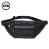 Мужская поясная сумка из натуральной кожи, поясная сумка Fanny для модных роскошных мужских маленьких сумок на плечо KSK 240301