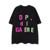 t-shirt designer t-shirt graphique tee Personnalité de la mode Big V Impression Vêtements en coton Vêtements Street Lettrage Noir Ajustement ample, plus la taille