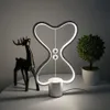 7 Farben Heng Balance Lampe LED-Nachtlicht USB-betriebene Heimdekoration Schlafzimmer Bürotisch Nachtlampe Licht C0930205R
